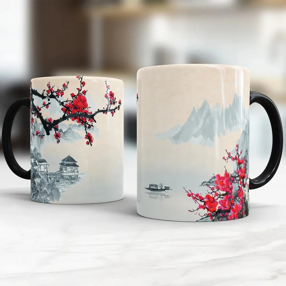 sakura blossom in japan Mug