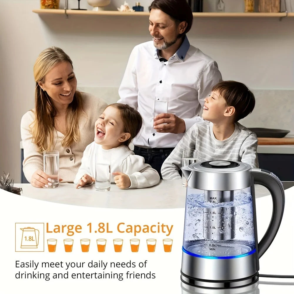 electric kettle with infuser