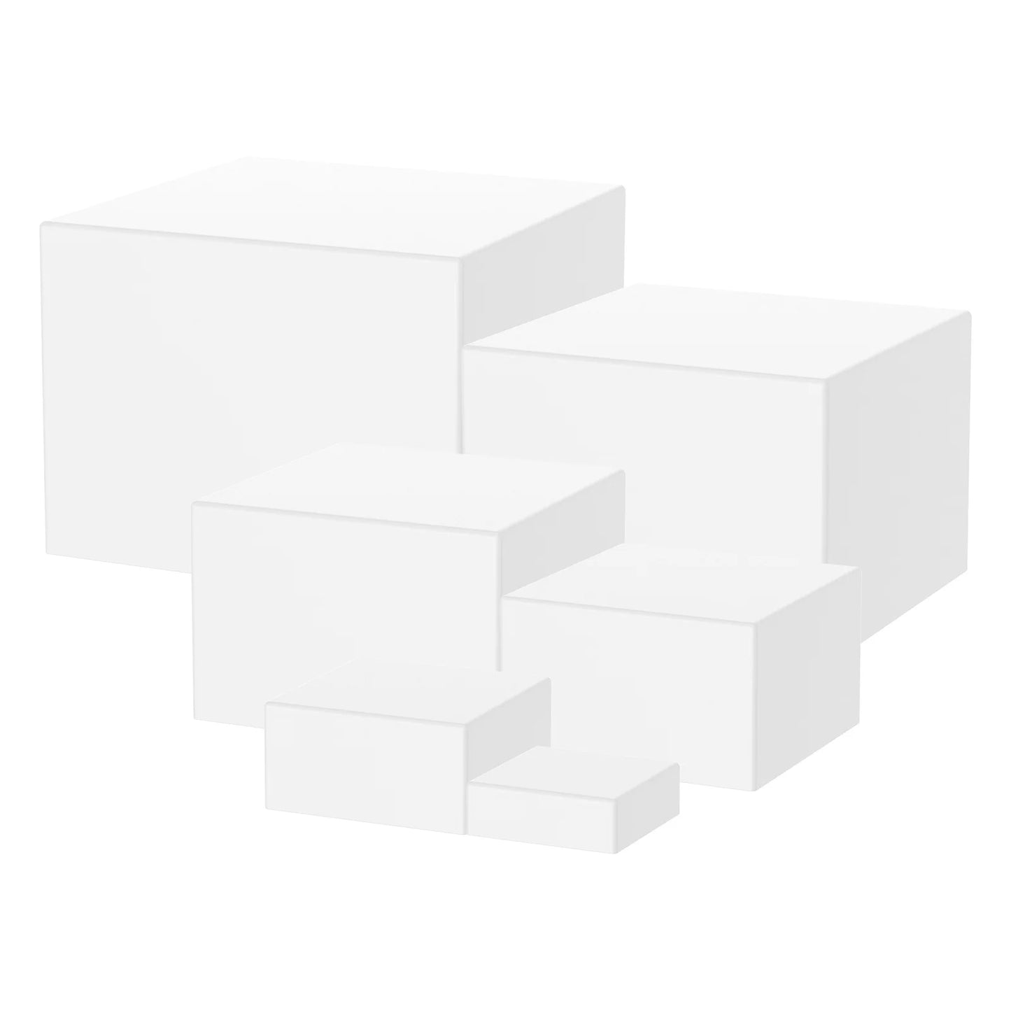 6pcs Acrylic Buffet Riser Food