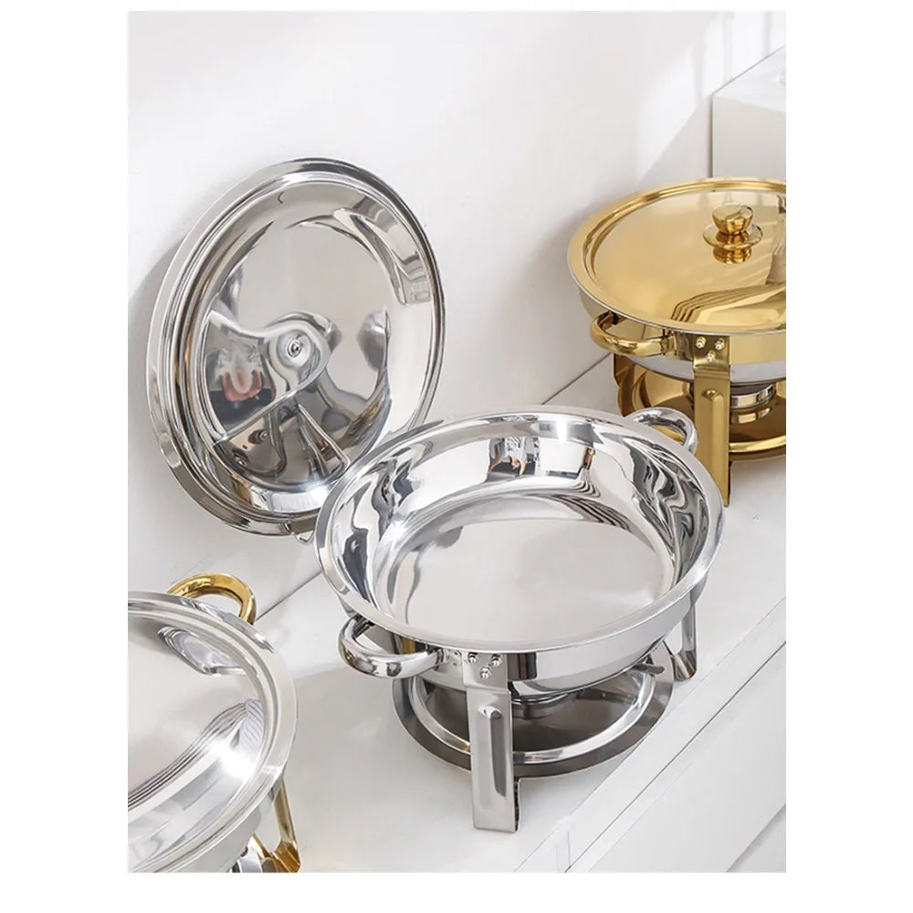 Buffet Stove 1 Pack Round Stainless