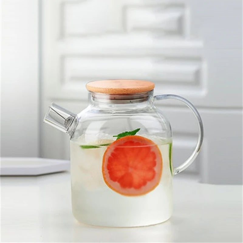 Transparent Glass Teapot