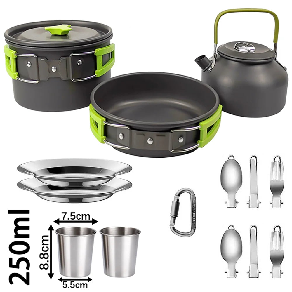 Camping Cooking set Camping Cookware Travel Tableware Outdoor Picnic