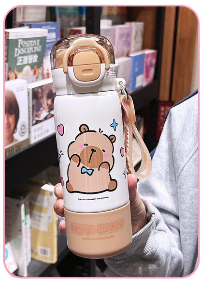 Thermos Mug Cute Kapibala Anime Kids