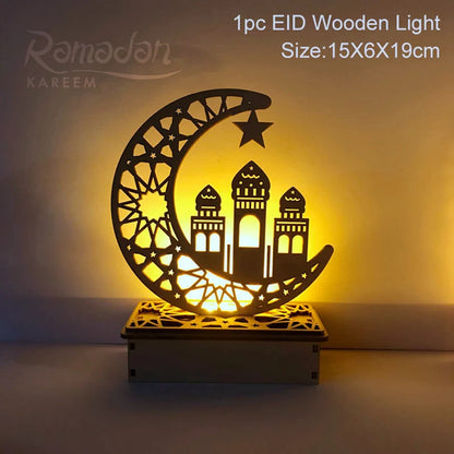 EID Mubarak Wooden Decoration