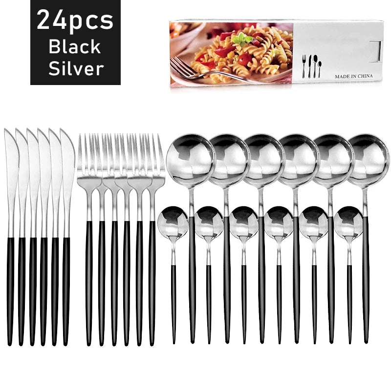 Dinnerware Set Stainless Steel