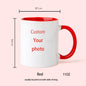 Personalized Your Photo Mug, Custom NAME Logo TEXT Cup,