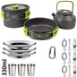 Camping Cooking set Camping Cookware Travel Tableware Outdoor Picnic