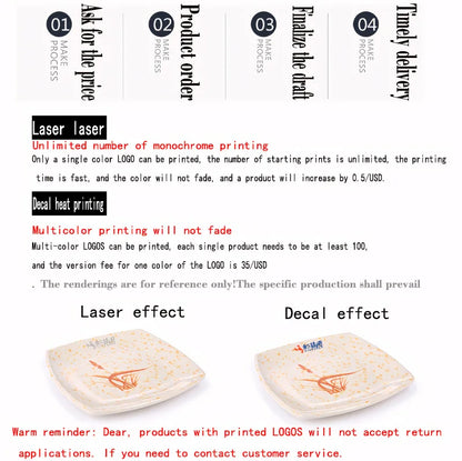 Oval White Melamine Plates Dinner