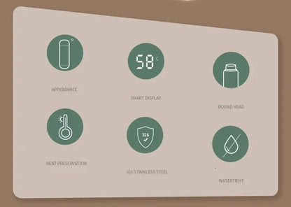 Thermos Cup Stainless Steel Divided