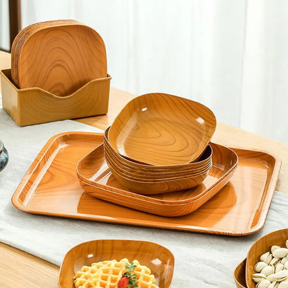 Japanese-style Plastic Dish Multifunctional