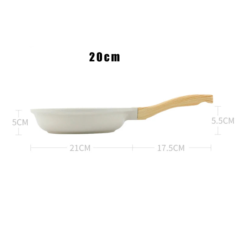 Durable Frying Pan Wok Pan Non-stick Ceramic