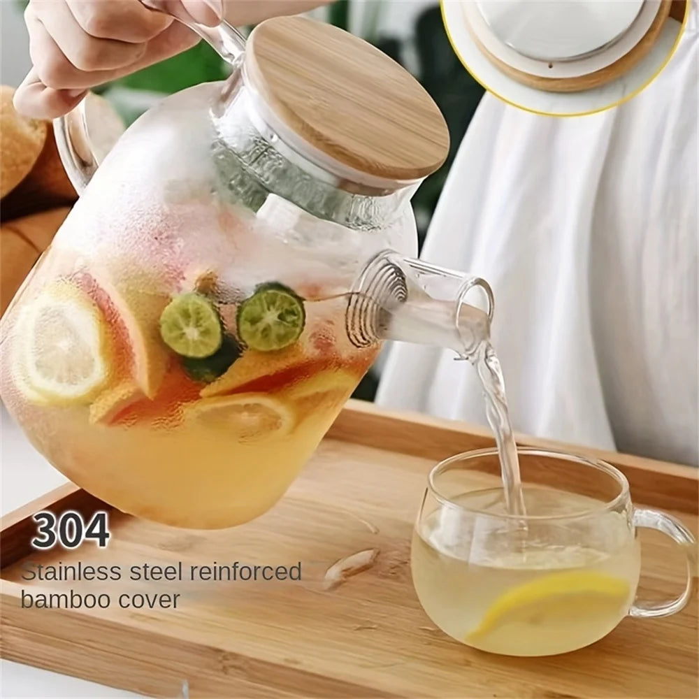 Large Capacity Glass Teapot