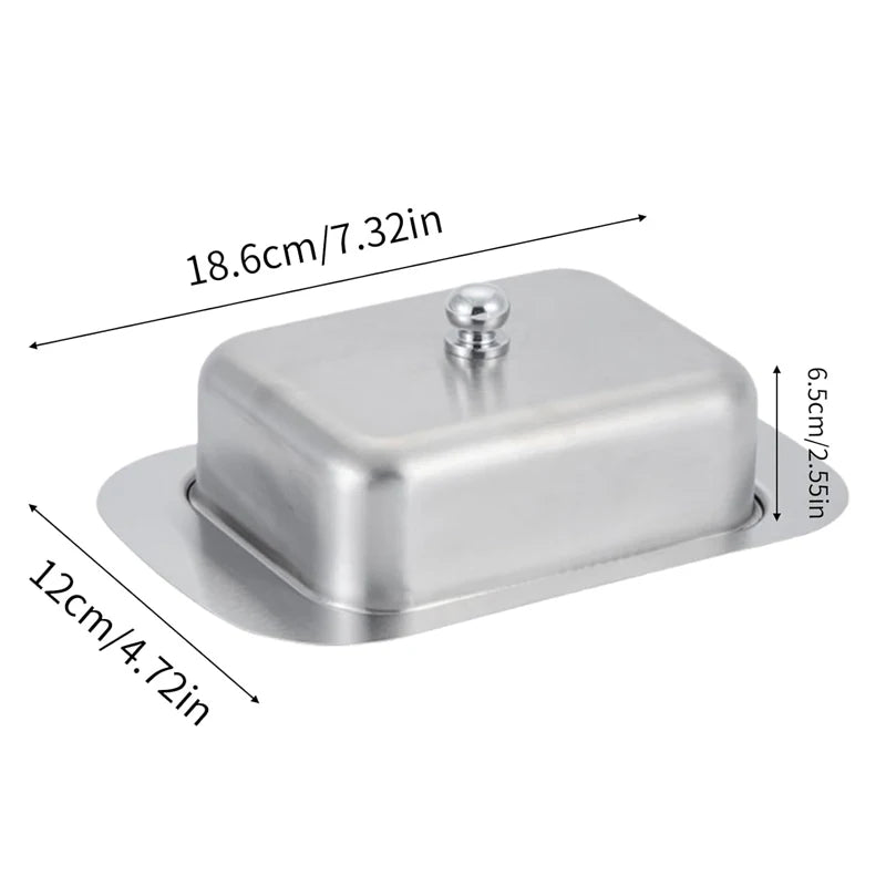 Stainless Steel Butter Dish