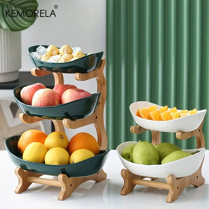 Layer Fruit Plate Home Living Room