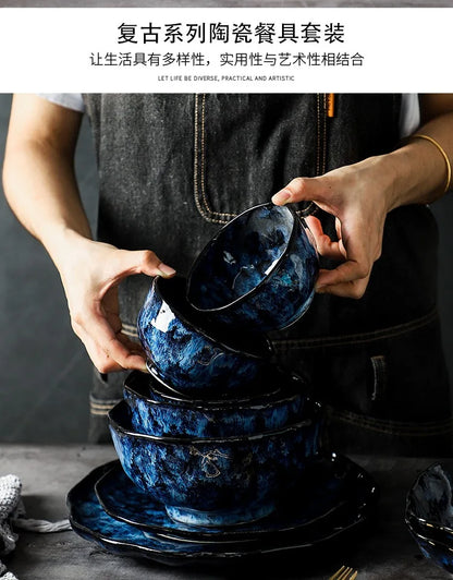 Creative Kiln-Change Bowl and Plate Tableware Home