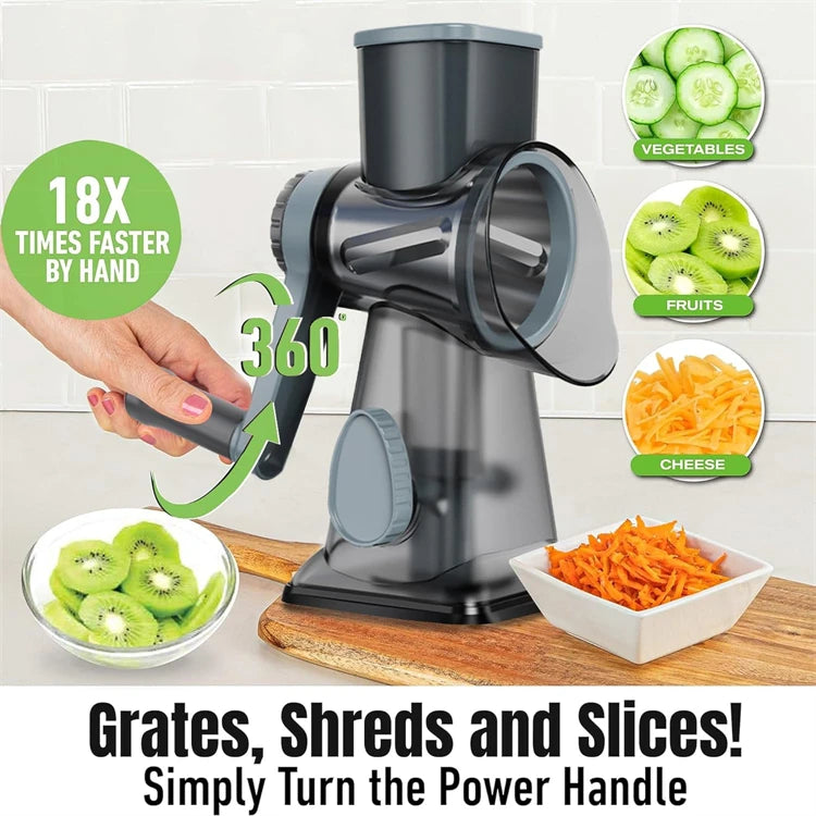 Rotary Cheese Grater Versatile Manual