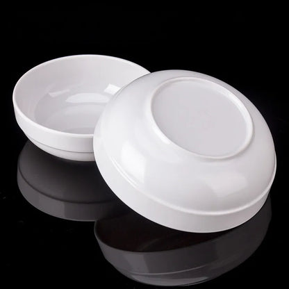 Korea Short White Melamine Bowls