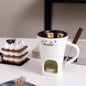 Candle Cup Cheese Chocolate Melting Ceramic Mug