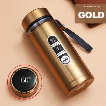 500ML-1Liter Stainless Steel Thermos Bottle with LED