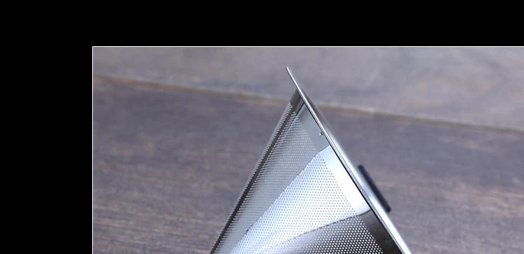 Hand Glass Coffee Kettle with Stainless Steel Filter