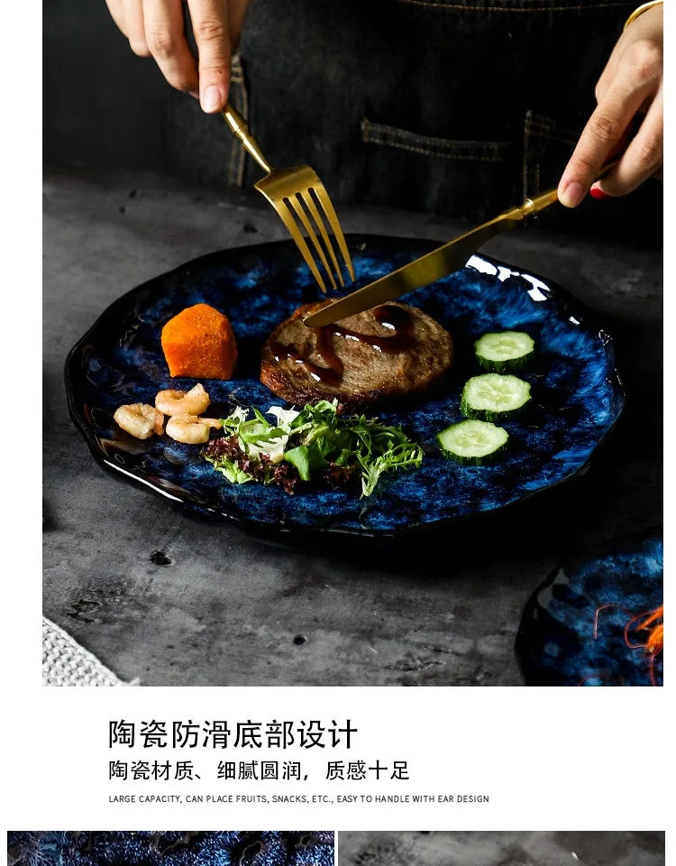 Creative Kiln-Change Bowl and Plate Tableware Home