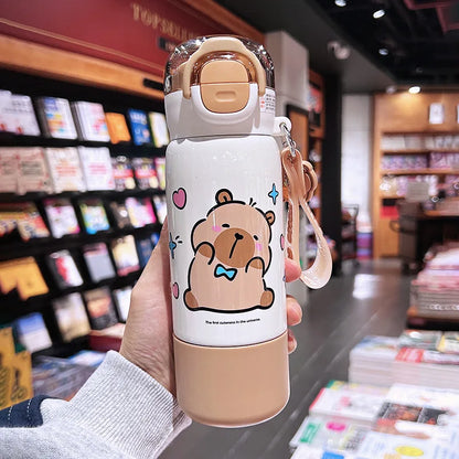 Thermos Mug Cute Kapibala Anime Kids