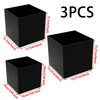 3/6Pcs Acrylic Buffet Riser Food