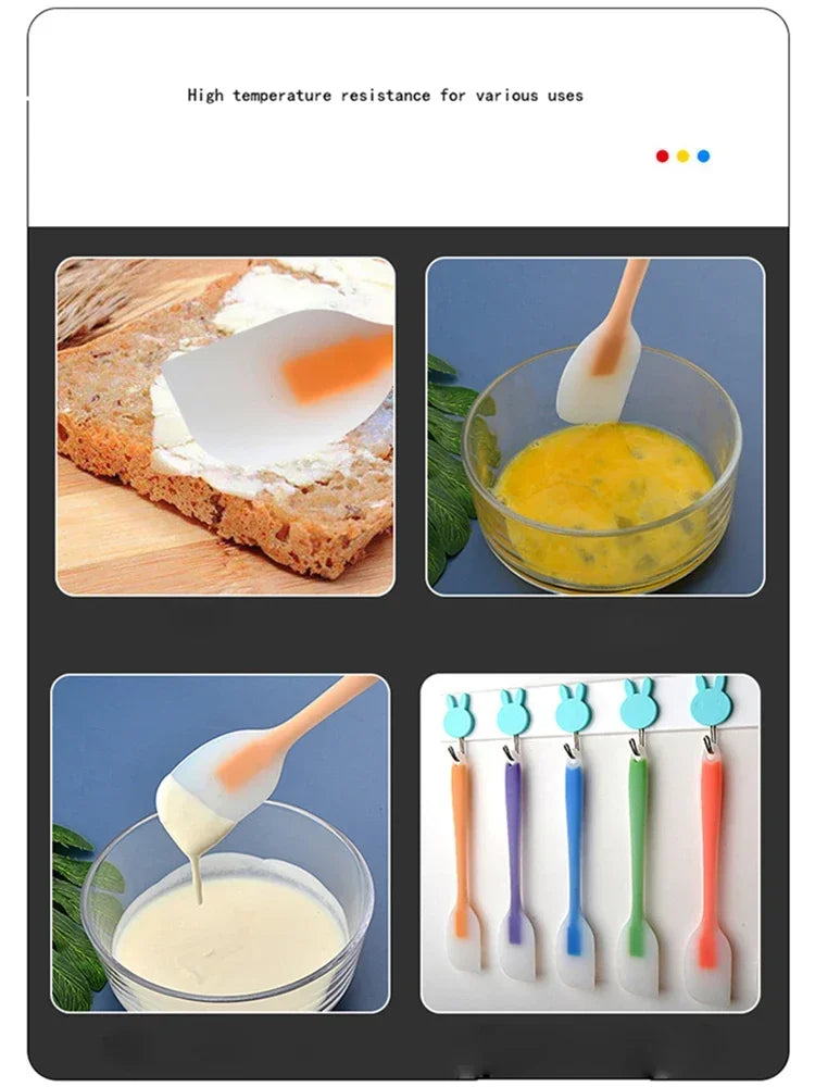 Silicone Spatula Cream e Decorator Translucent Kitchen Baking Tools