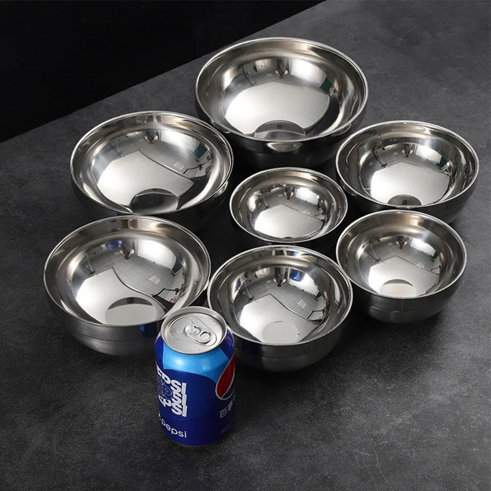 Double Layer Insulation Stainless Steel Bowls Salad