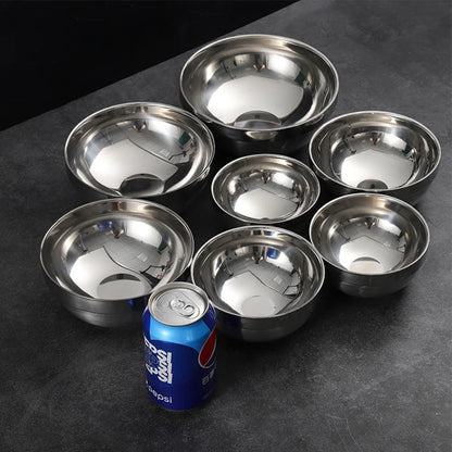 Double Layer Insulation Stainless Steel Bowls Salad
