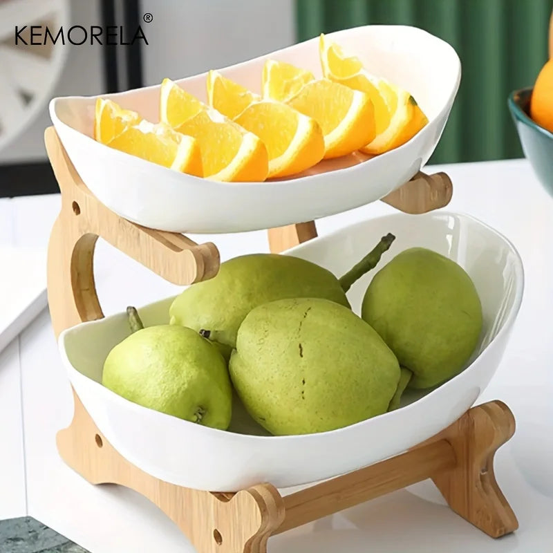 Layer Fruit Plate Home Living Room