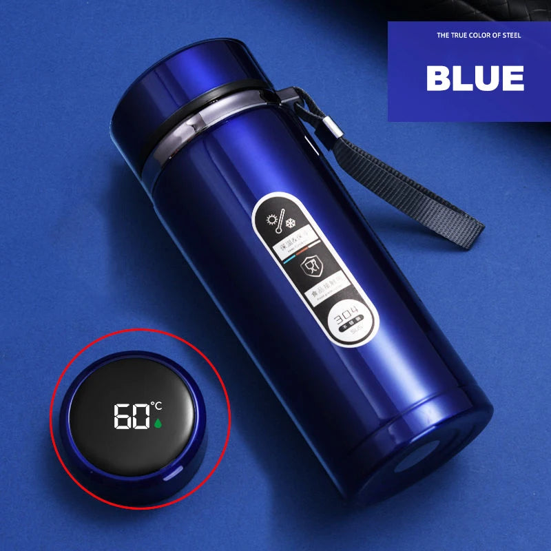500ML-1Liter Stainless Steel Thermos Bottle with LED