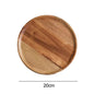 JUSTINLAU  Wooden Round Serving Platter