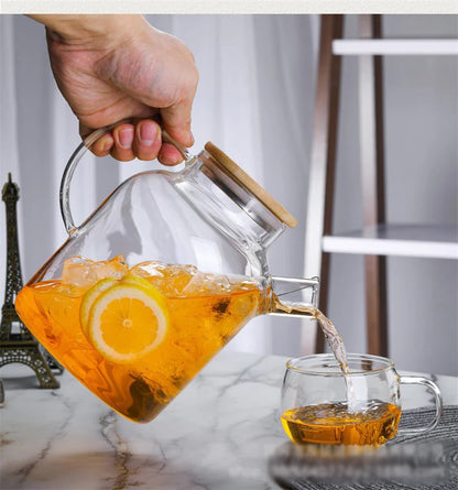 Transparent Glass Teapot