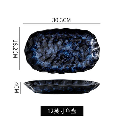 Creative Kiln-Change Bowl and Plate Tableware Home