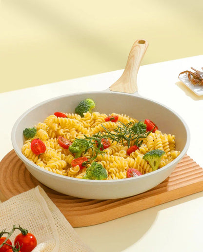 Durable Frying Pan Wok Pan Non-stick Ceramic