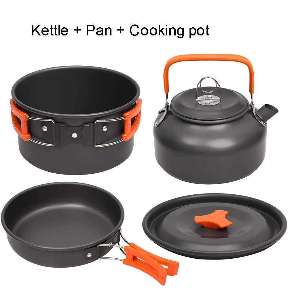 Camping Cooking set Camping Cookware Travel Tableware Outdoor Picnic