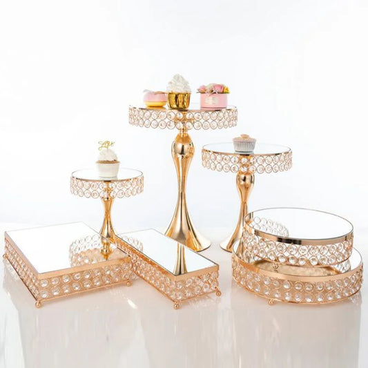 European style Circular Electroplated Cake