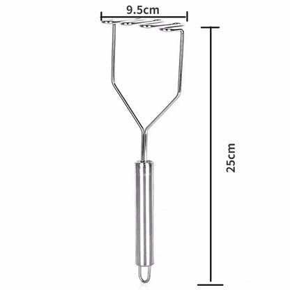 stainless steel kitchen gadget potato masher press