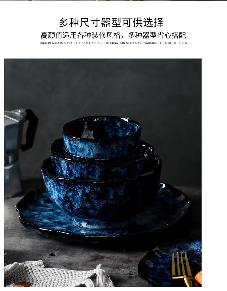 Creative Kiln-Change Bowl and Plate Tableware Home
