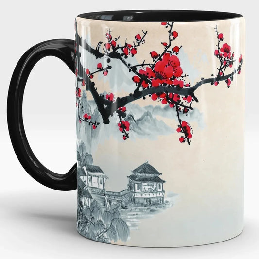 sakura blossom in japan Mug