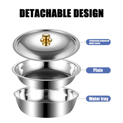 Buffet Stove 1 Pack Round Stainless