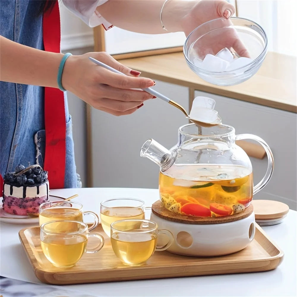 Large Capacity Glass Teapot