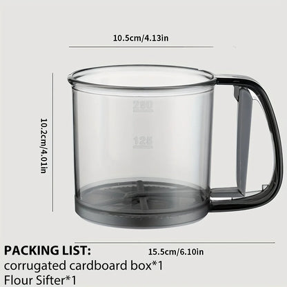 Flour sifter handheld semi-automatic