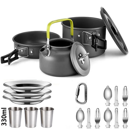 Camping Cooking set Camping Cookware Travel Tableware Outdoor Picnic