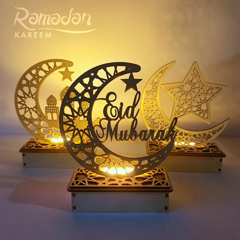 EID Mubarak Wooden Decoration