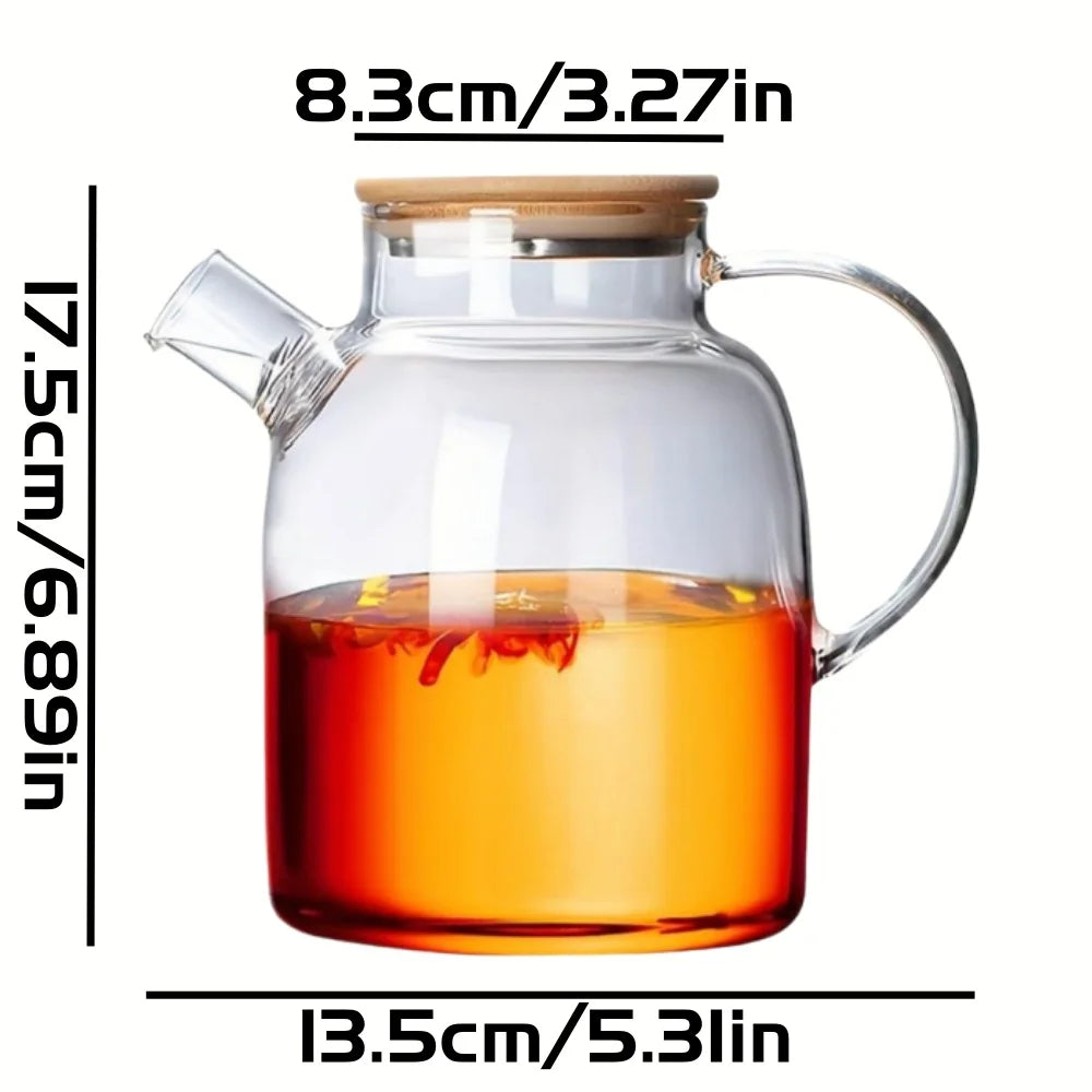 Large Capacity Glass Teapot