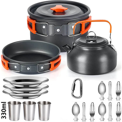 Camping Cooking set Camping Cookware Travel Tableware Outdoor Picnic