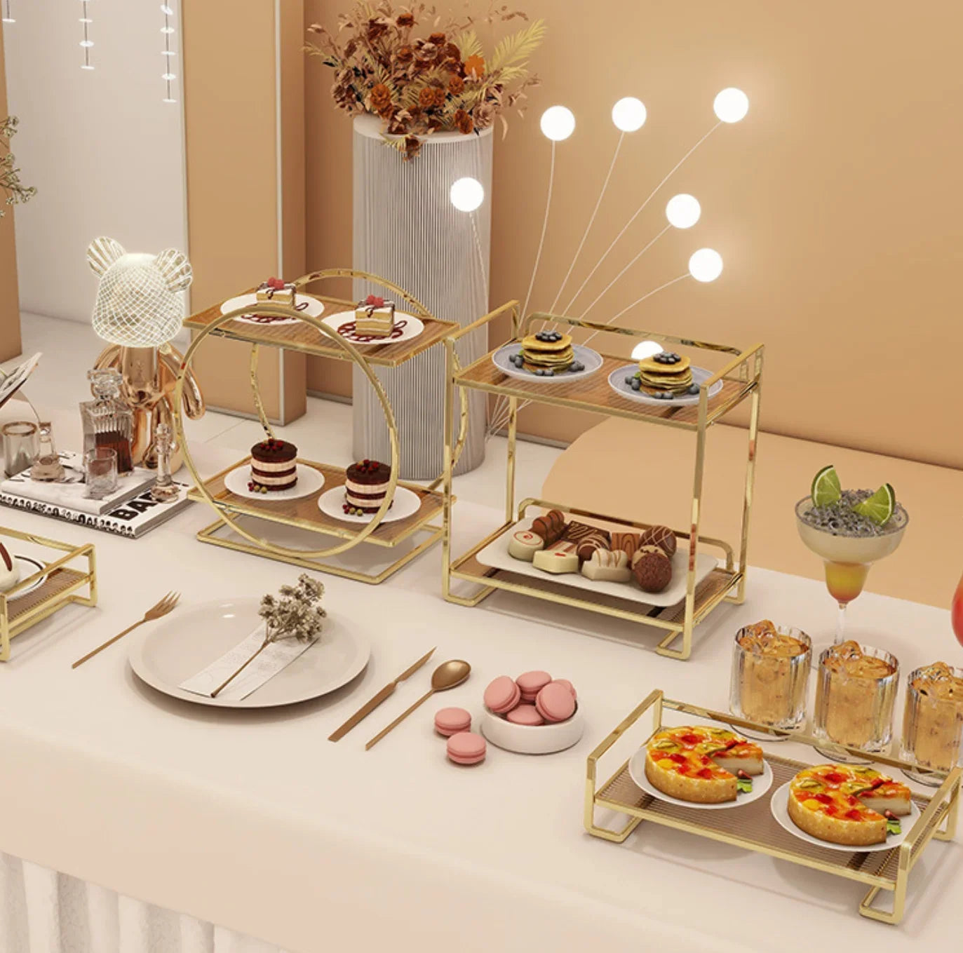 Buffet Banquet Candy Bar Decoration Wedding