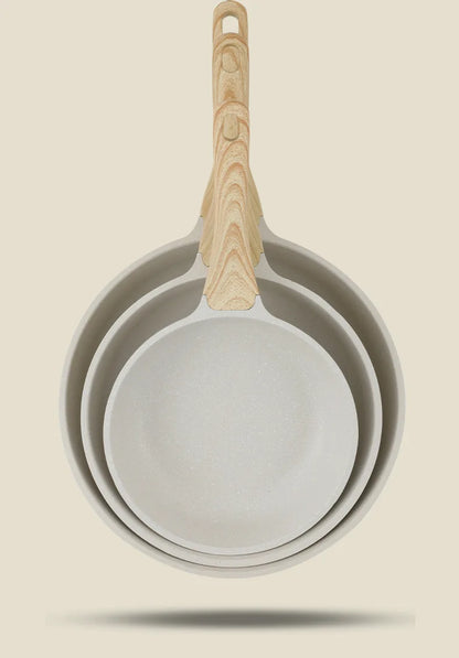 Durable Frying Pan Wok Pan Non-stick Ceramic